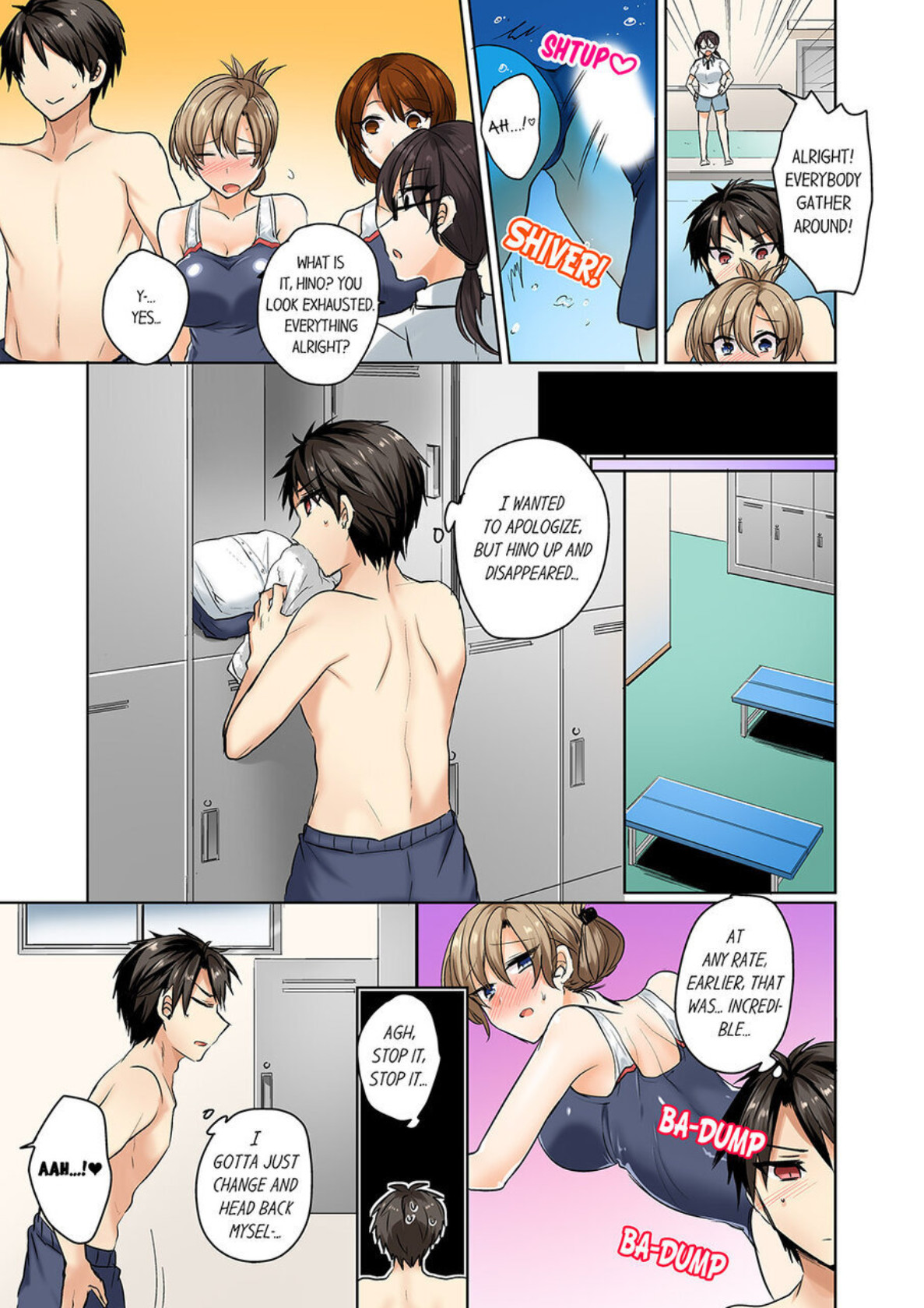 Hentai Manga Comic-My Swimsuit Slipped... And it went in!? A Mixed Synchronized Swimming Club with More Than Just Nip Slips in Store! ~ 1-Read-27